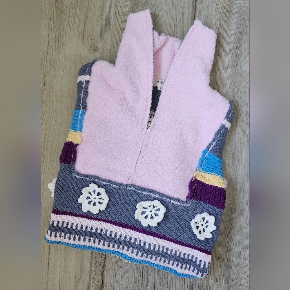 Poll Snow Lover Chenille Oversized Pullover Women's Size S